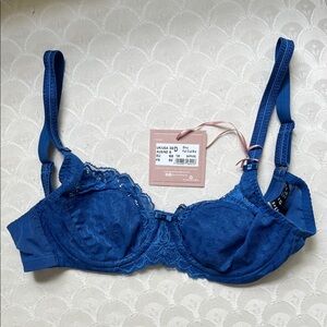 Panache Vibrant Blue Lace Bra